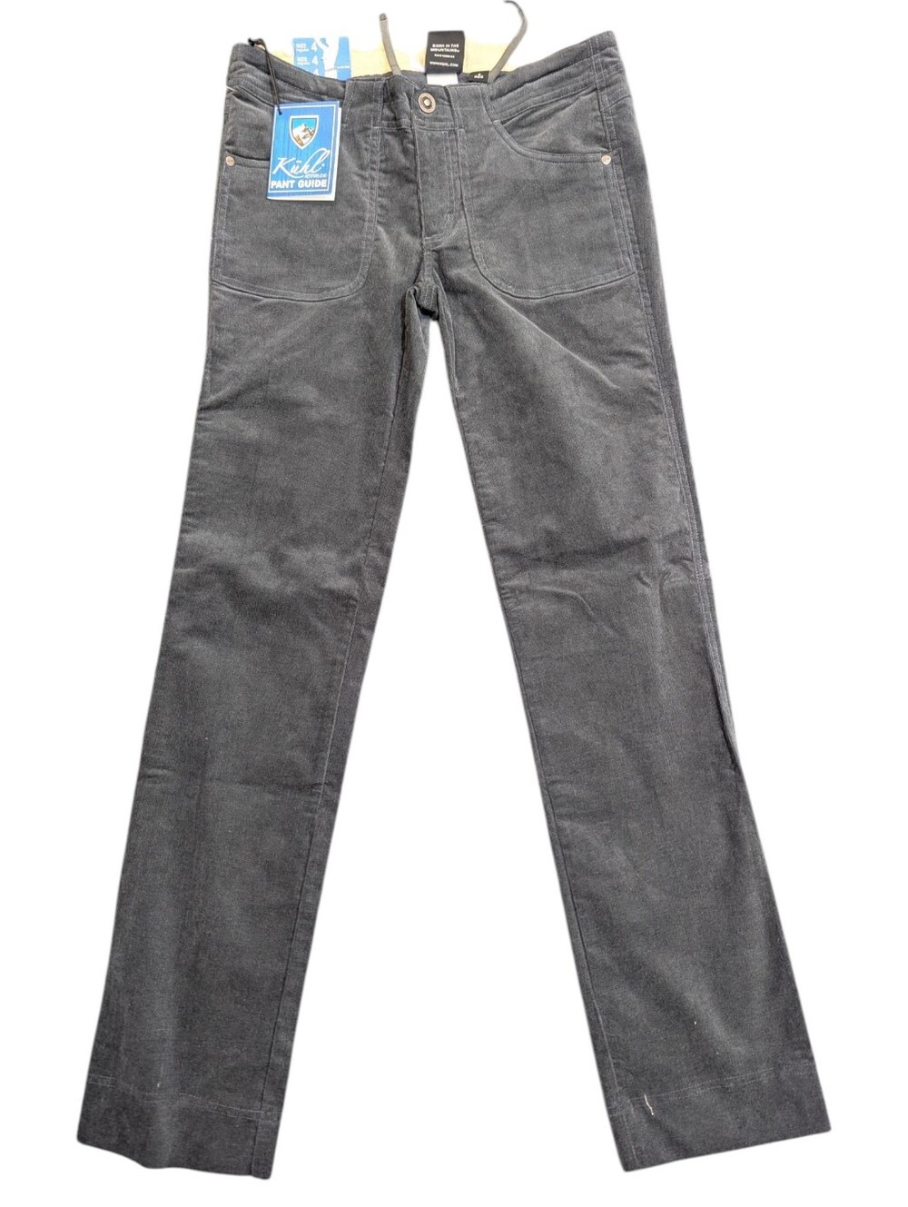 Kuhl Kurve Corduroy Higher in the Back Mid-Rise Front Hiking Pants Size 4 Gorpco